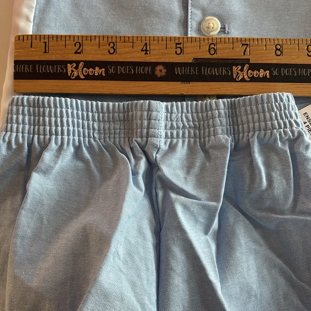 Boys Easter Suit Size 4 Matching Vest and pants Ring Bearer Suit Blue NWT
